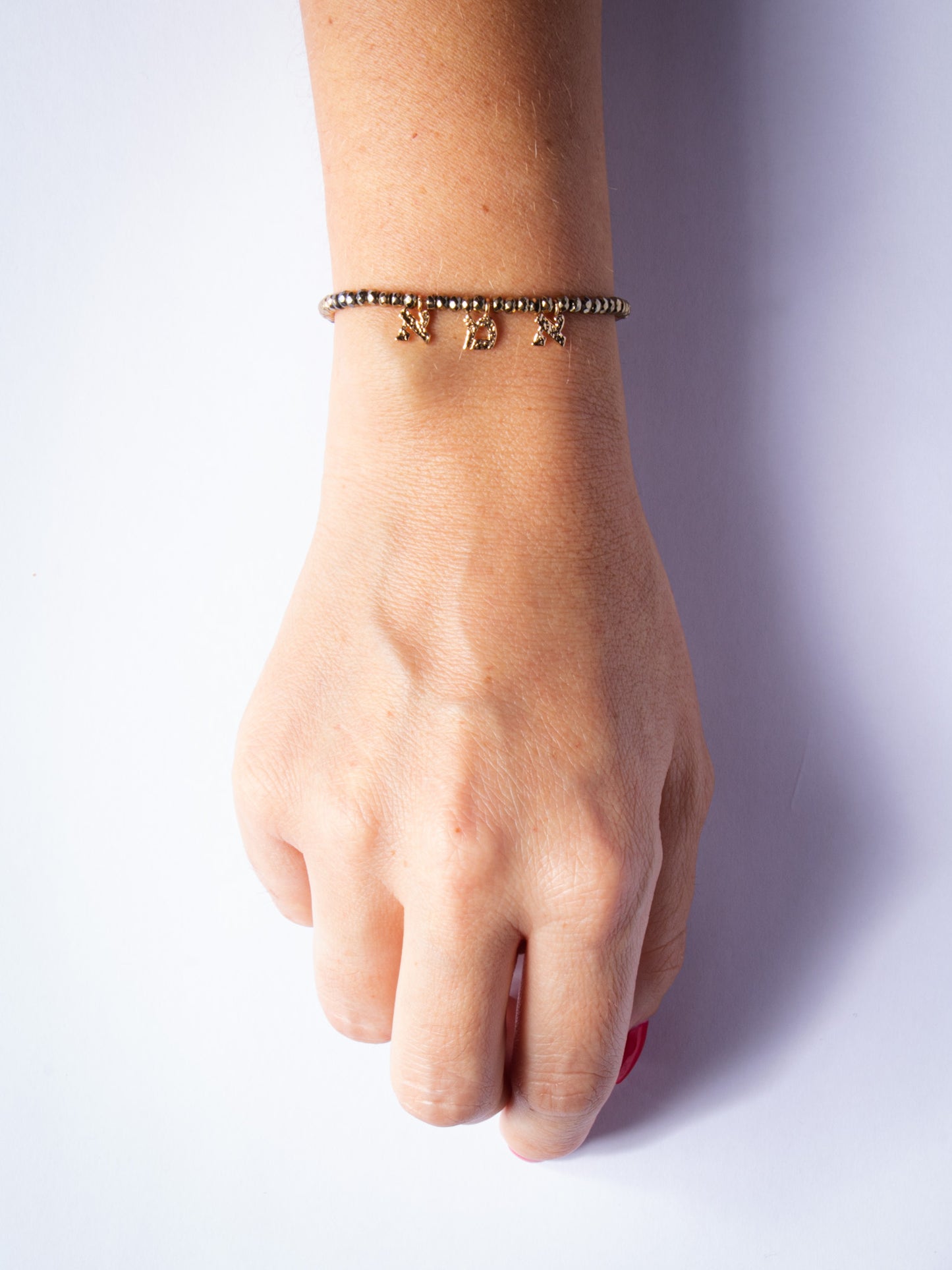 Ima stones bracelet - worn on model - bracelet | Love Letters Tel Aviv