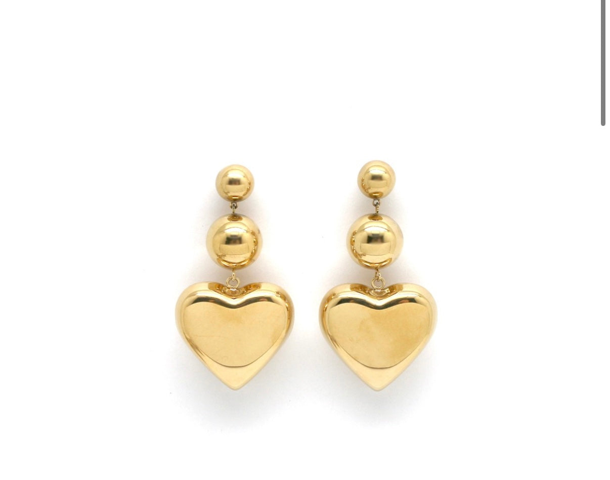 Lev heart earrings