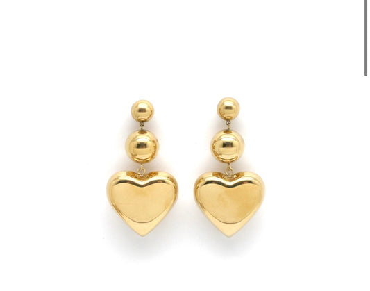 Lev heart earrings