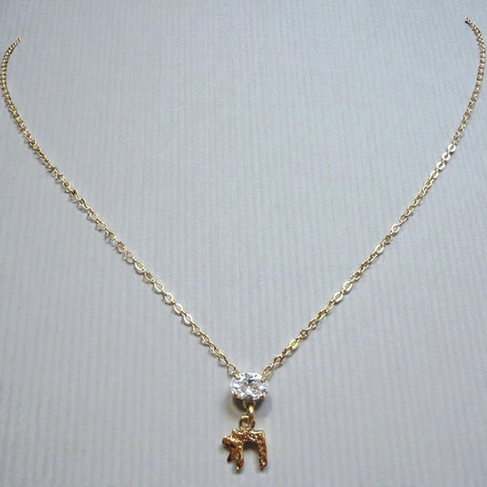 Chai stone necklace