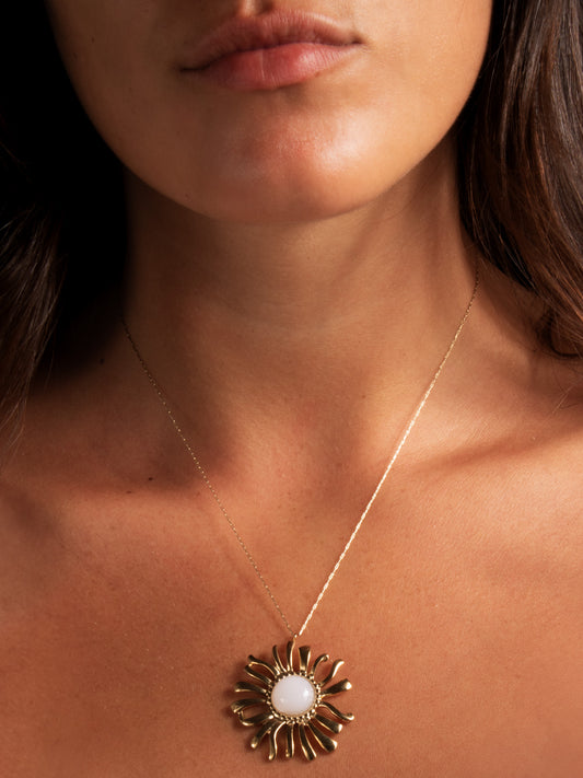 Funky Sun flower Charm