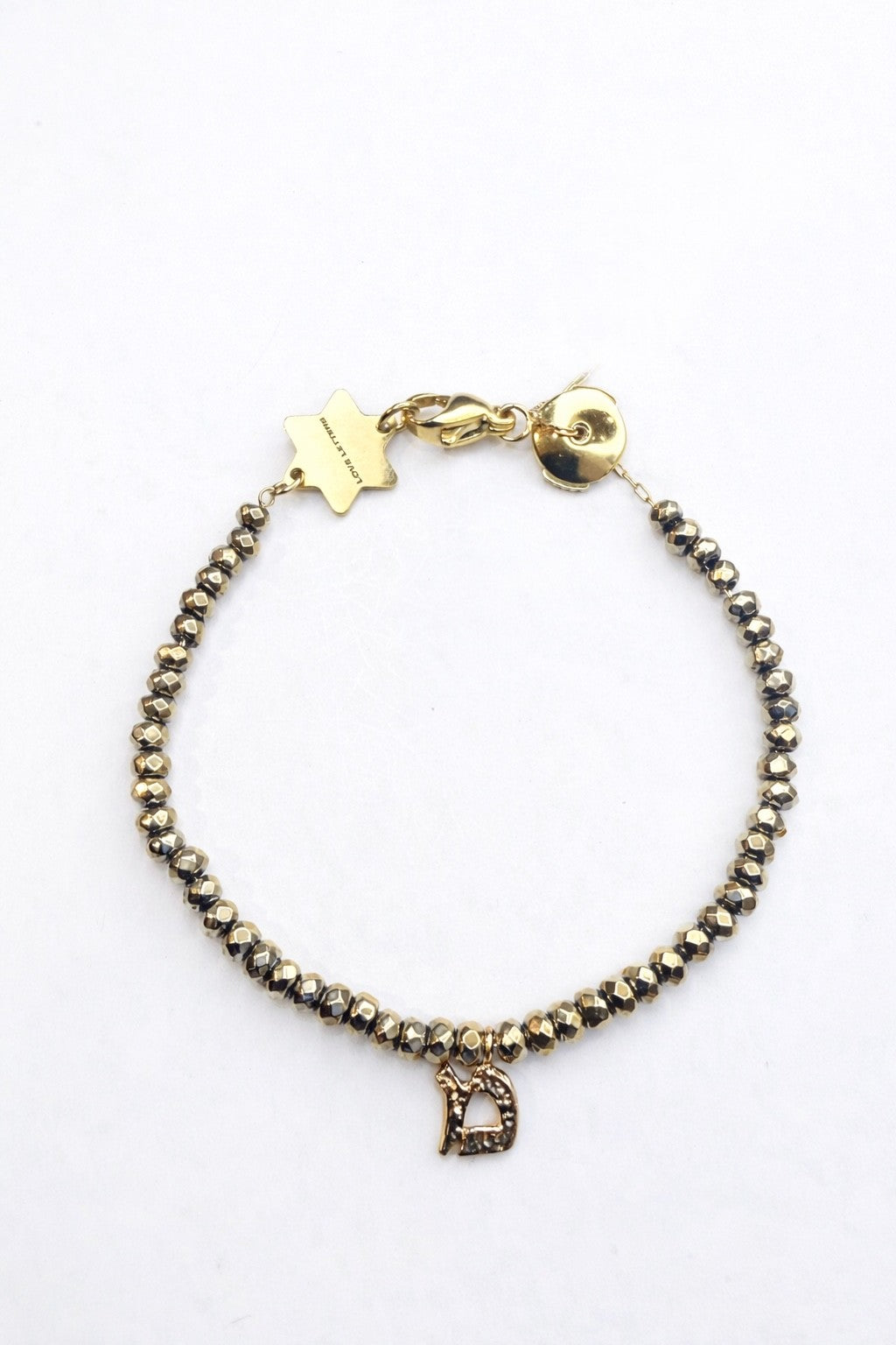 Hebrew Letters Alphabet Bracelet
