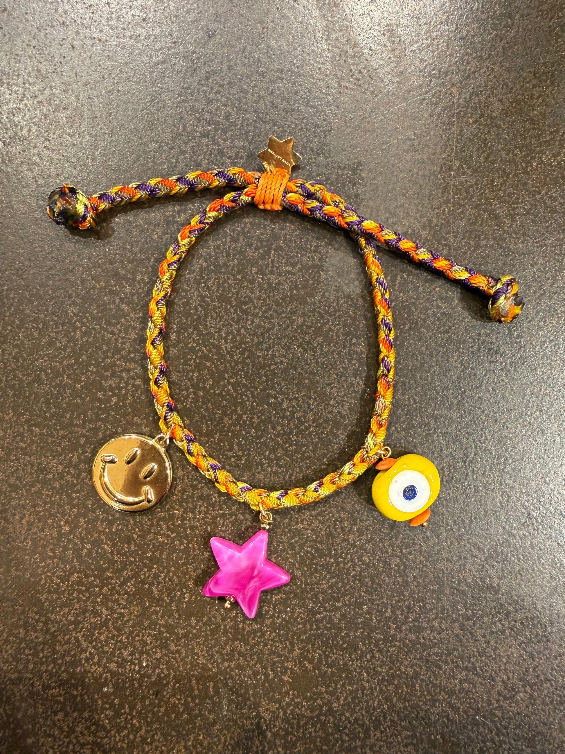 Funky bracelet smile to the stars - detail shot - bracelet | Love Letters Tel Aviv