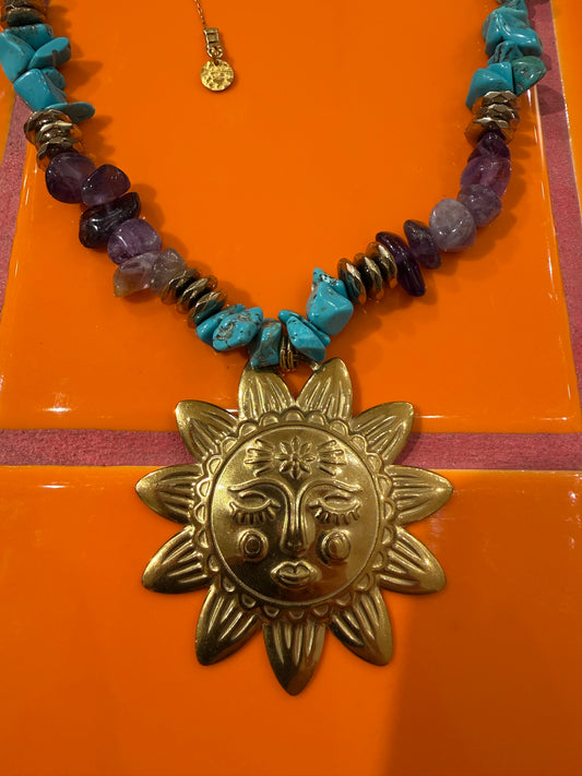Mystical sunshine necklace