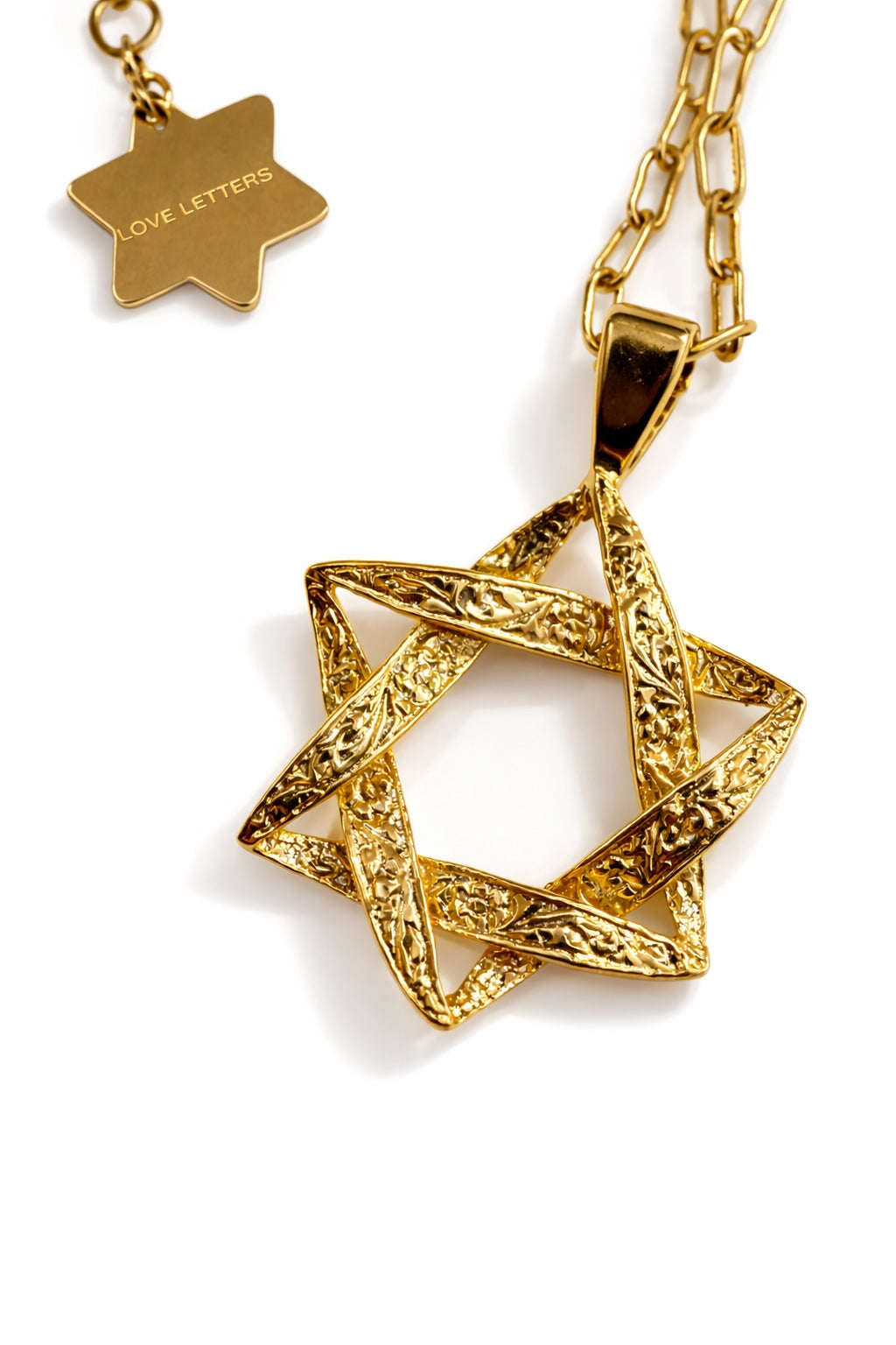 Necklace magen Neve tzedek - detail shot - necklace | Love Letters Tel Aviv