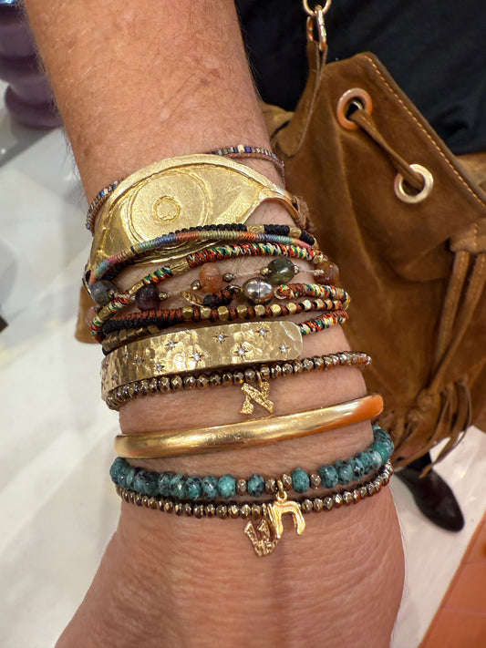 Hebrew Letters Alphabet Bracelet