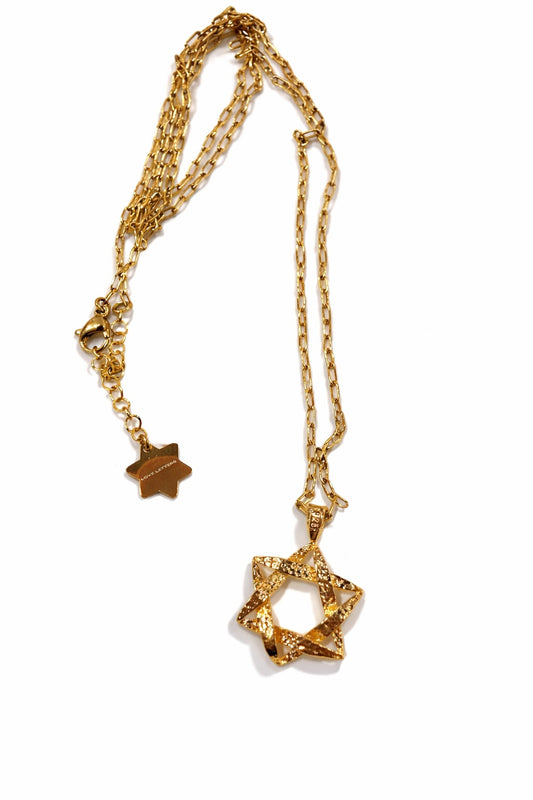 Necklace magen Neve tzedek - handmade necklace product photo | Love Letters Tel Aviv