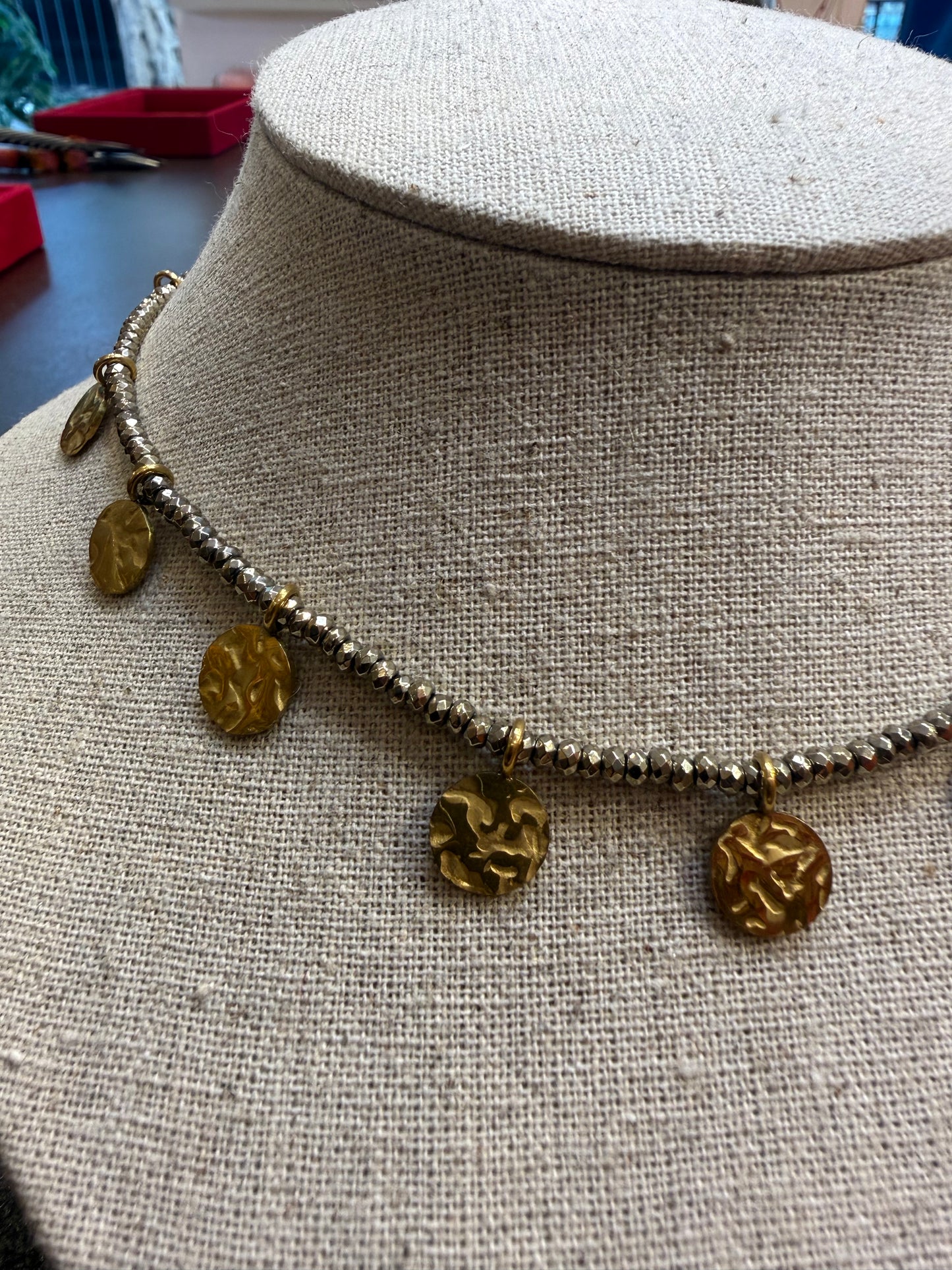 Sarah necklace - detail shot - necklace | Love Letters Tel Aviv