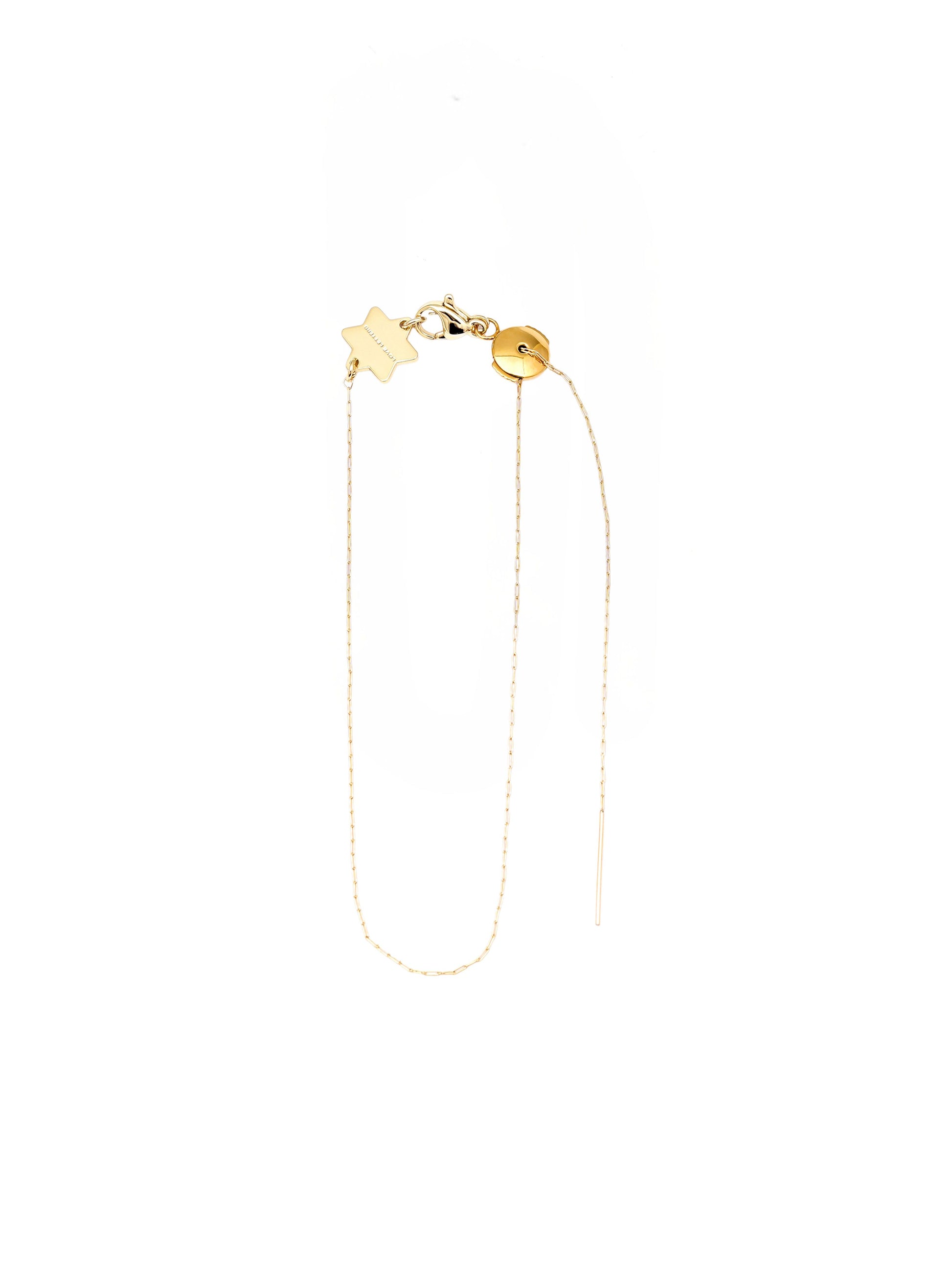 Adjustable Chain Bracelet - worn on model - bracelet chain | Love Letters Tel Aviv