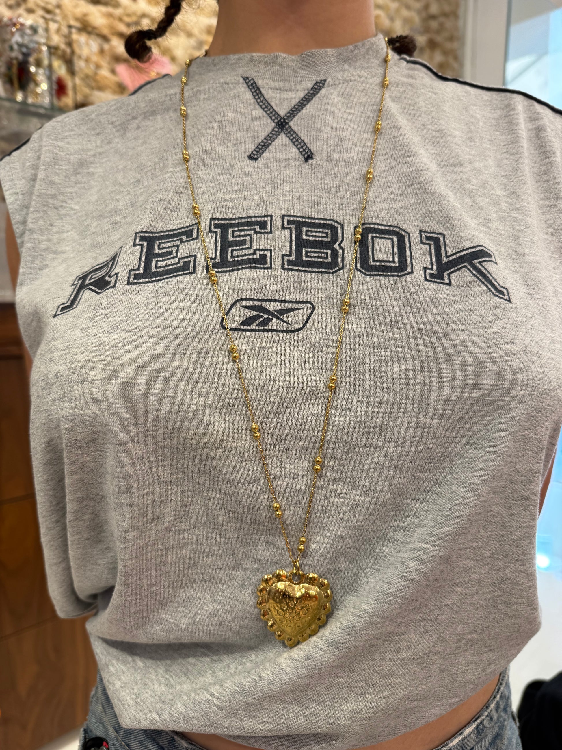 Paris texas lovers necklace - detail shot - necklace | Love Letters Tel Aviv