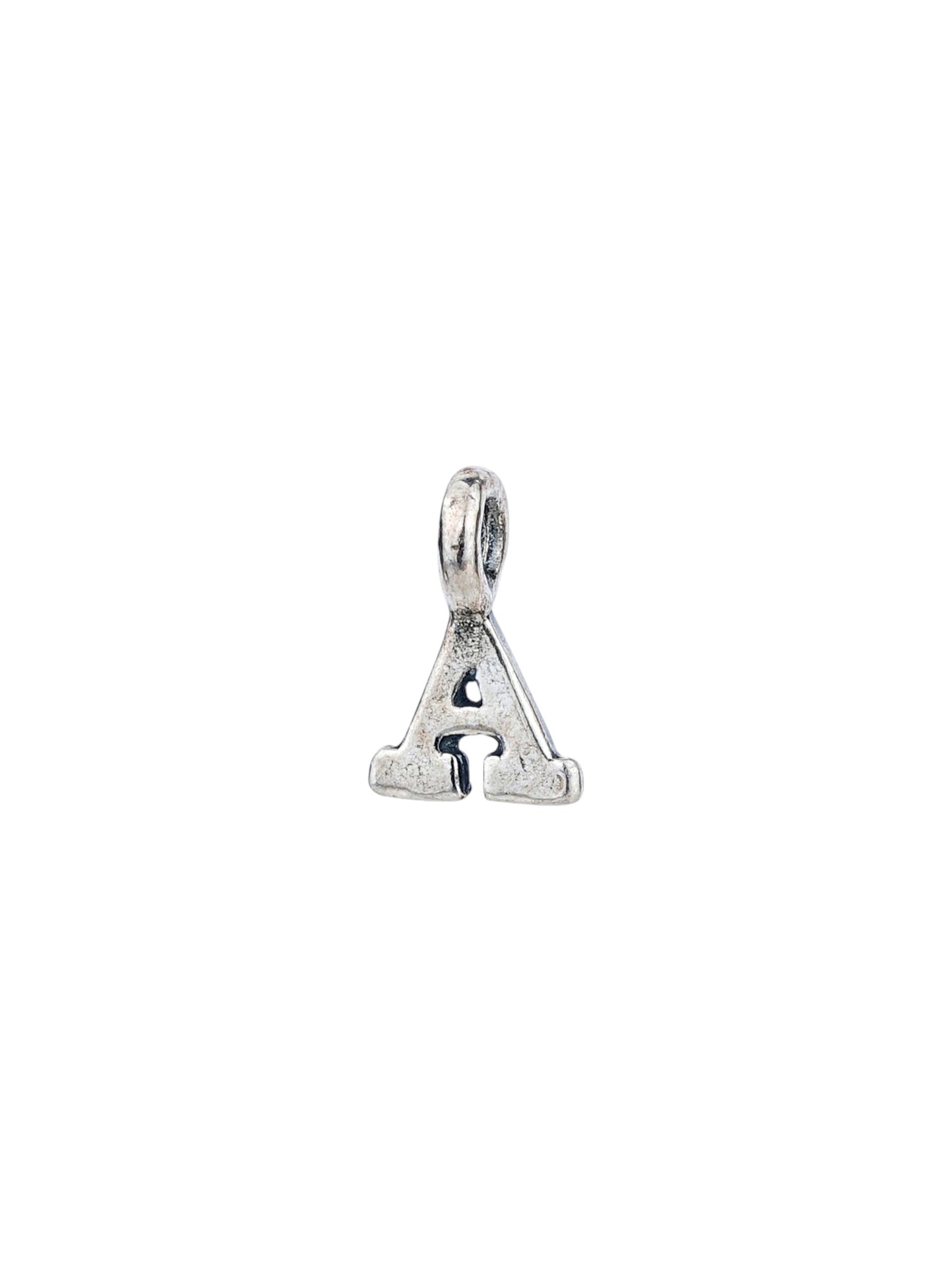 a - worn on model - English letter charm | Love Letters Tel Aviv
