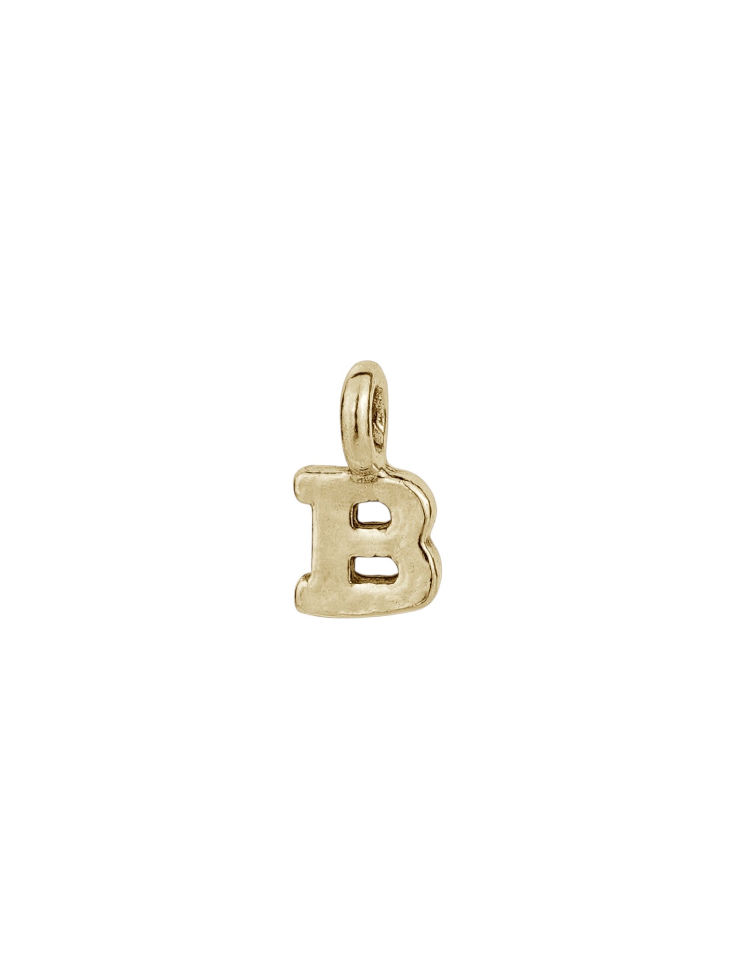 b - handmade English letter charm product photo | Love Letters Tel Aviv