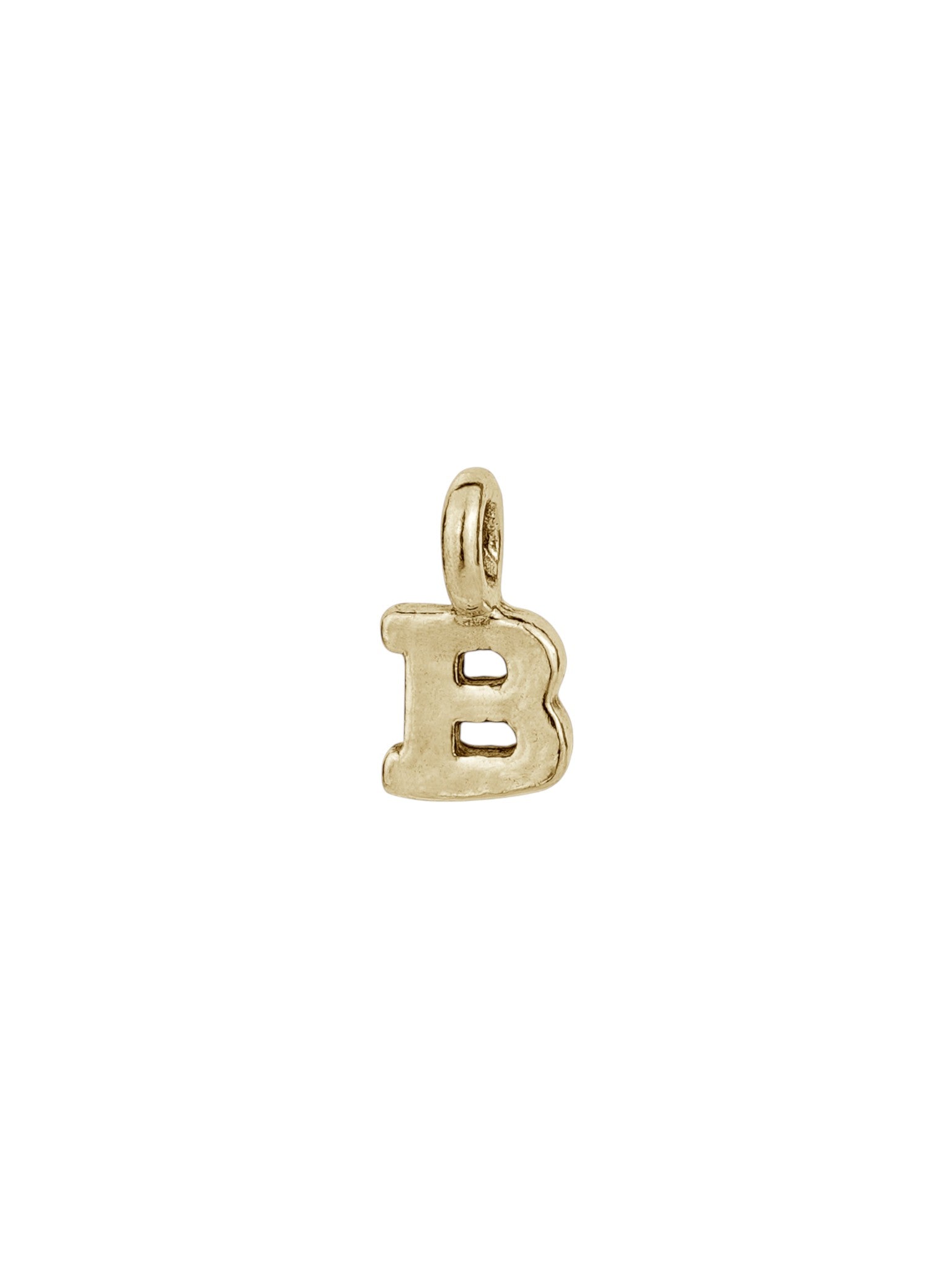 b - handmade English letter charm product photo | Love Letters Tel Aviv