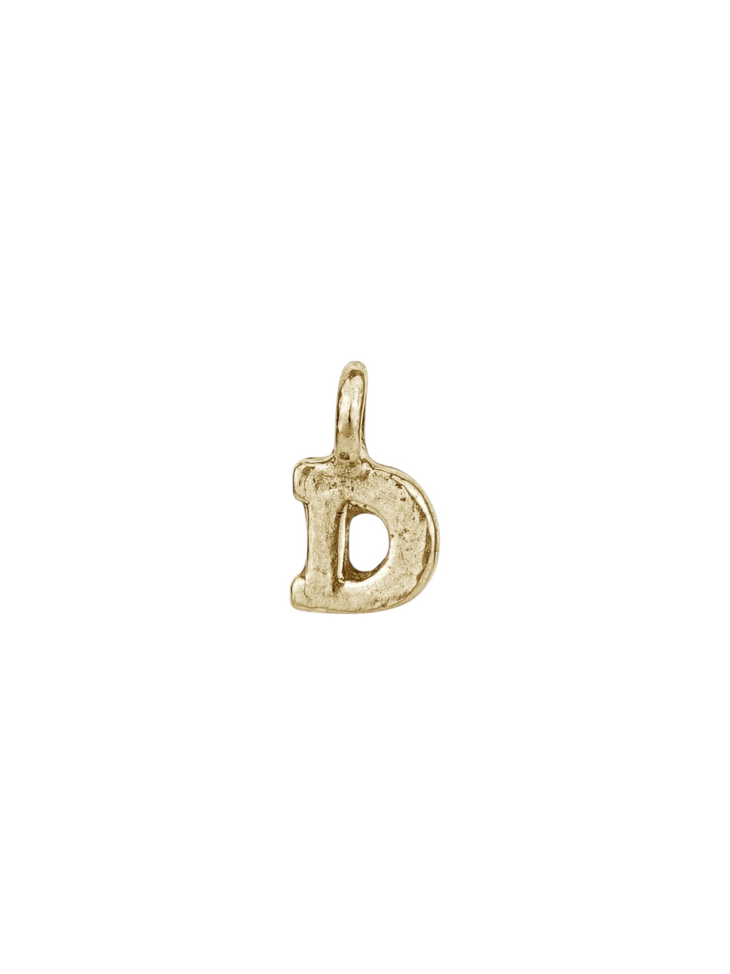 d - handmade English letter charm product photo | Love Letters Tel Aviv