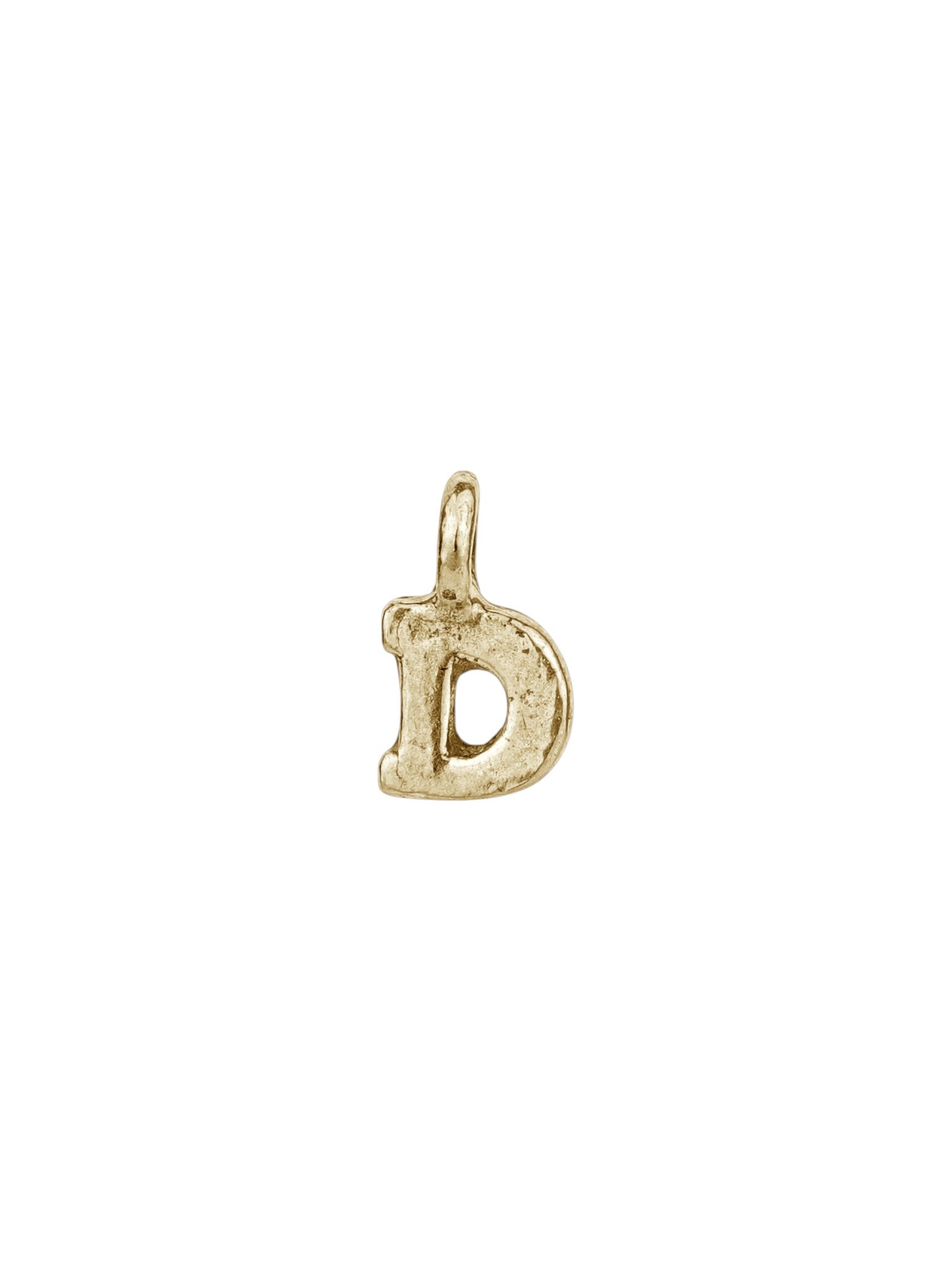 d - handmade English letter charm product photo | Love Letters Tel Aviv