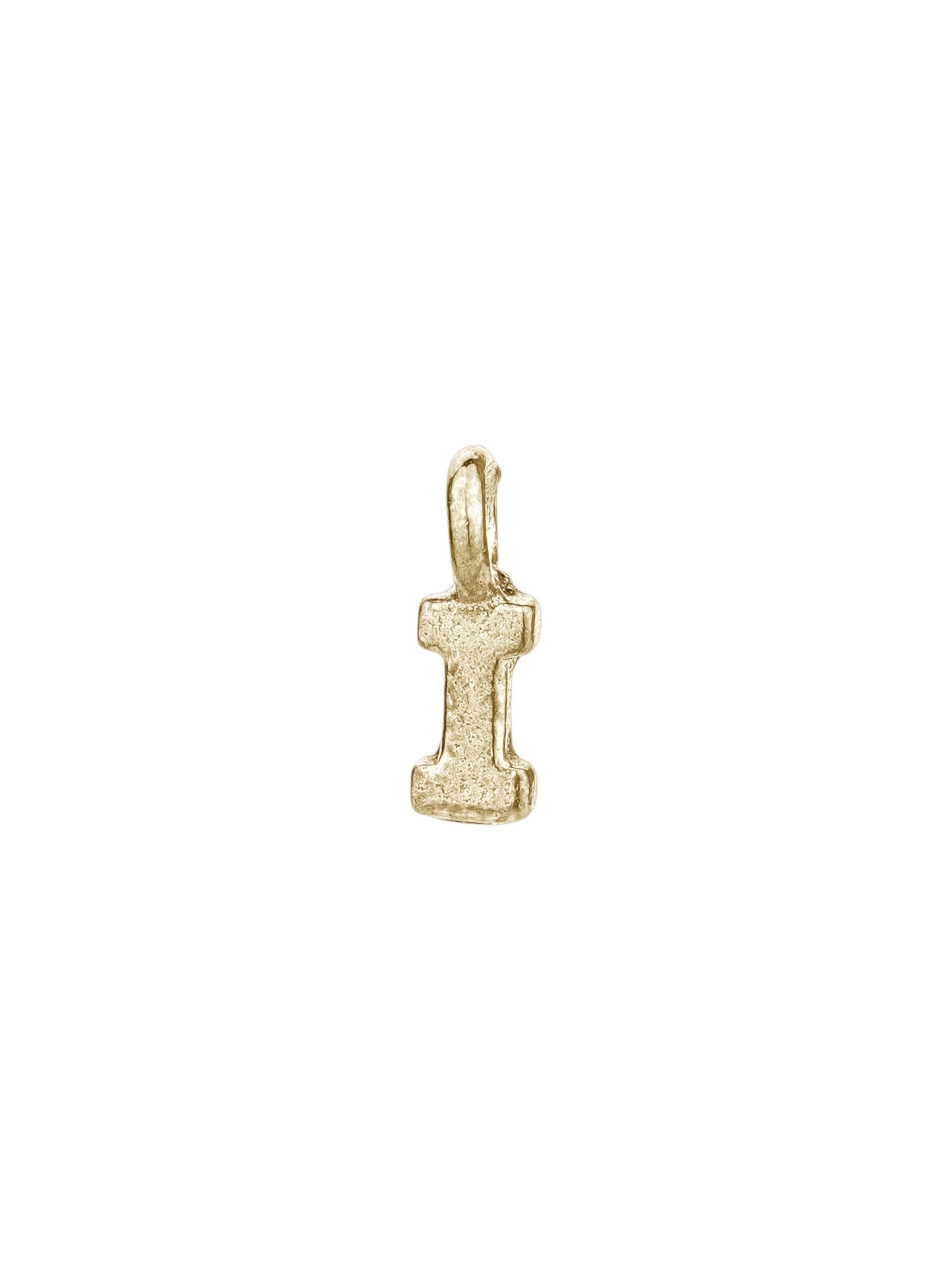 i - handmade English letter charm product photo | Love Letters Tel Aviv