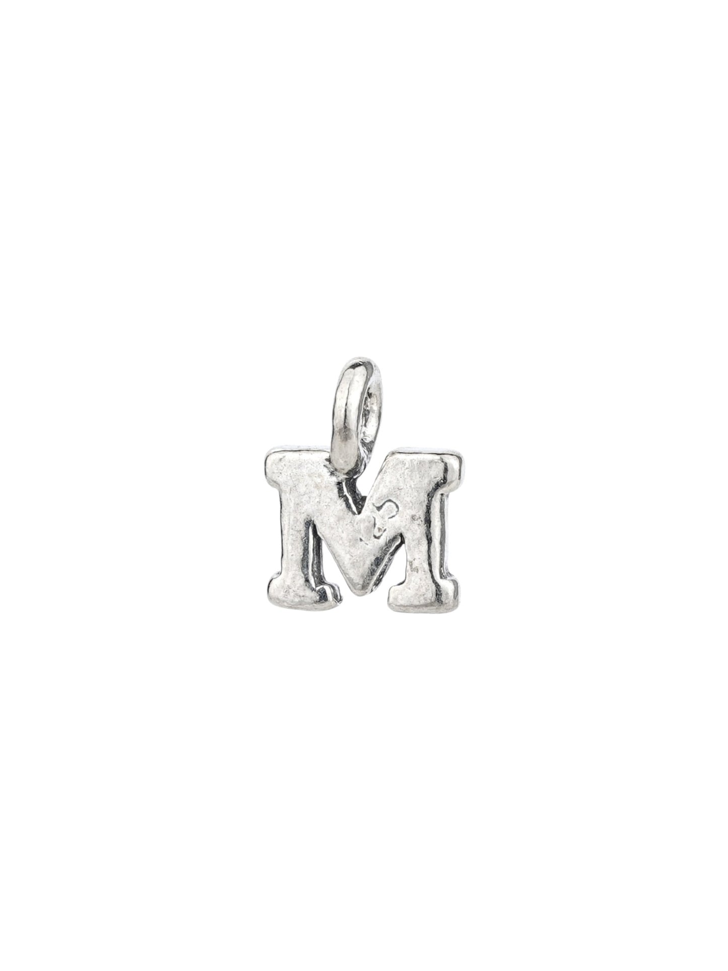 m - worn on model - English letter charm | Love Letters Tel Aviv