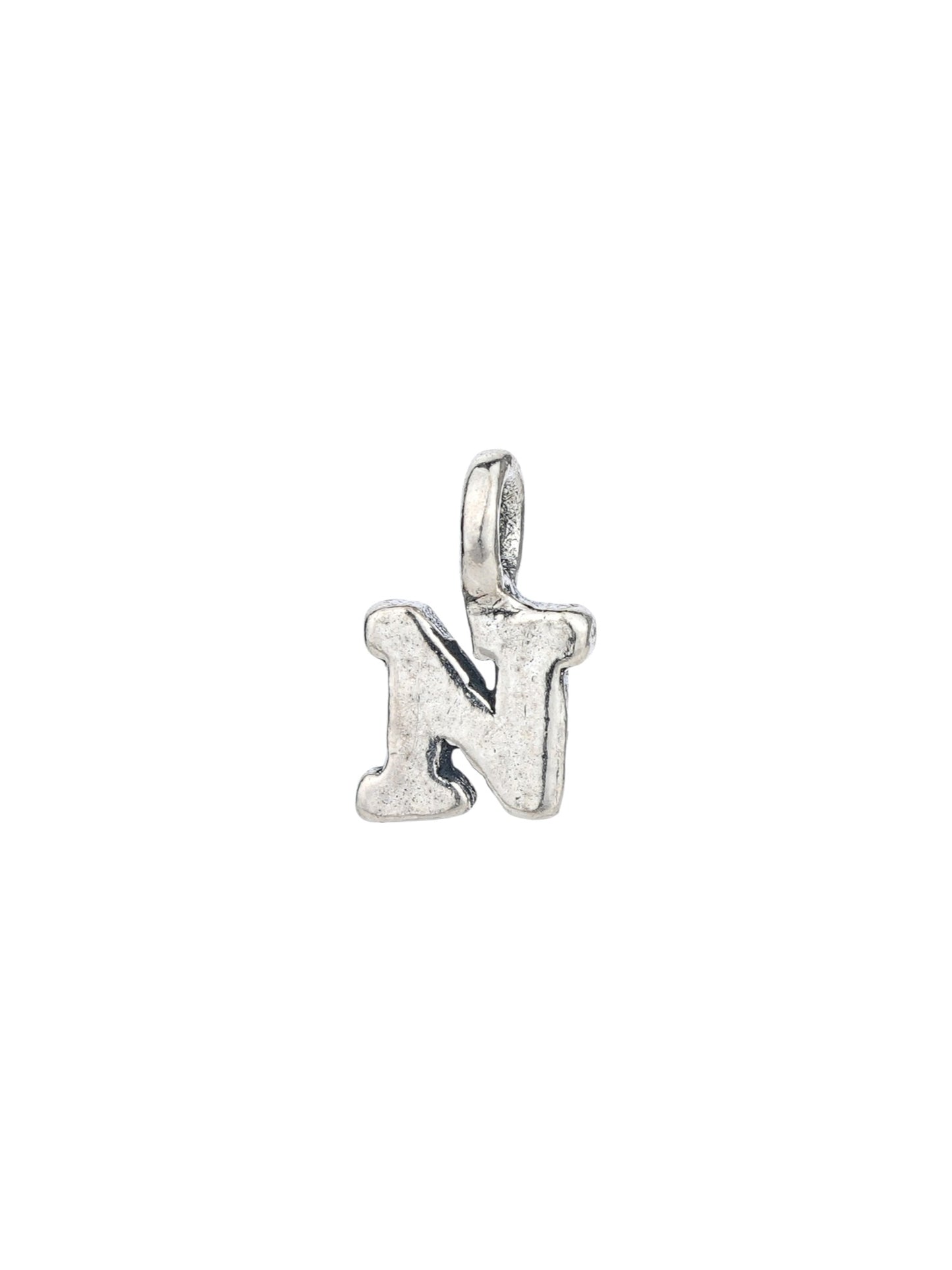 n - worn on model - English letter charm | Love Letters Tel Aviv