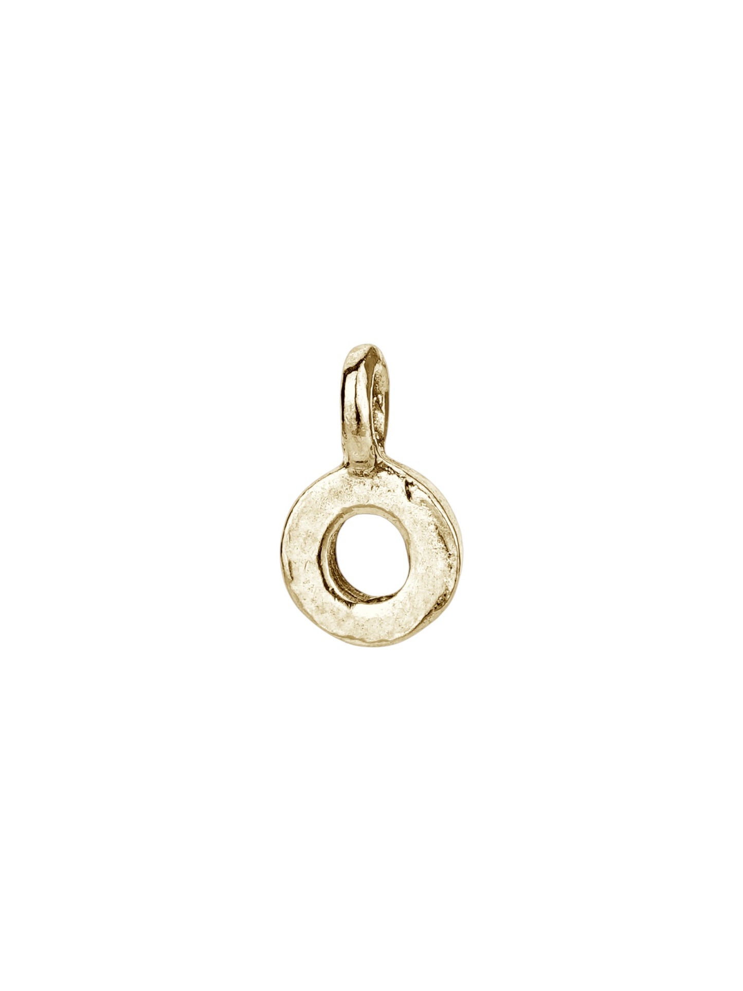 o - handmade English letter charm product photo | Love Letters Tel Aviv