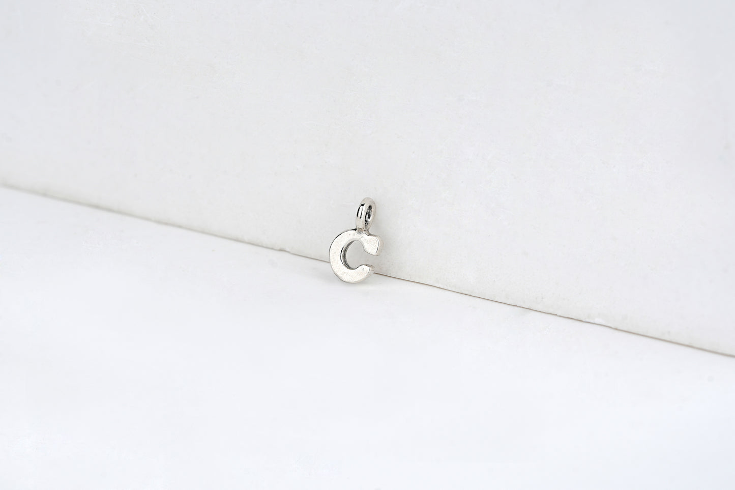 c - detail shot - English letter charm | Love Letters Tel Aviv