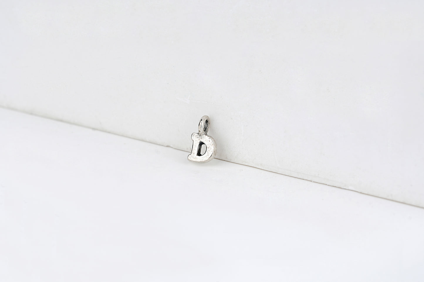d - detail shot - English letter charm | Love Letters Tel Aviv