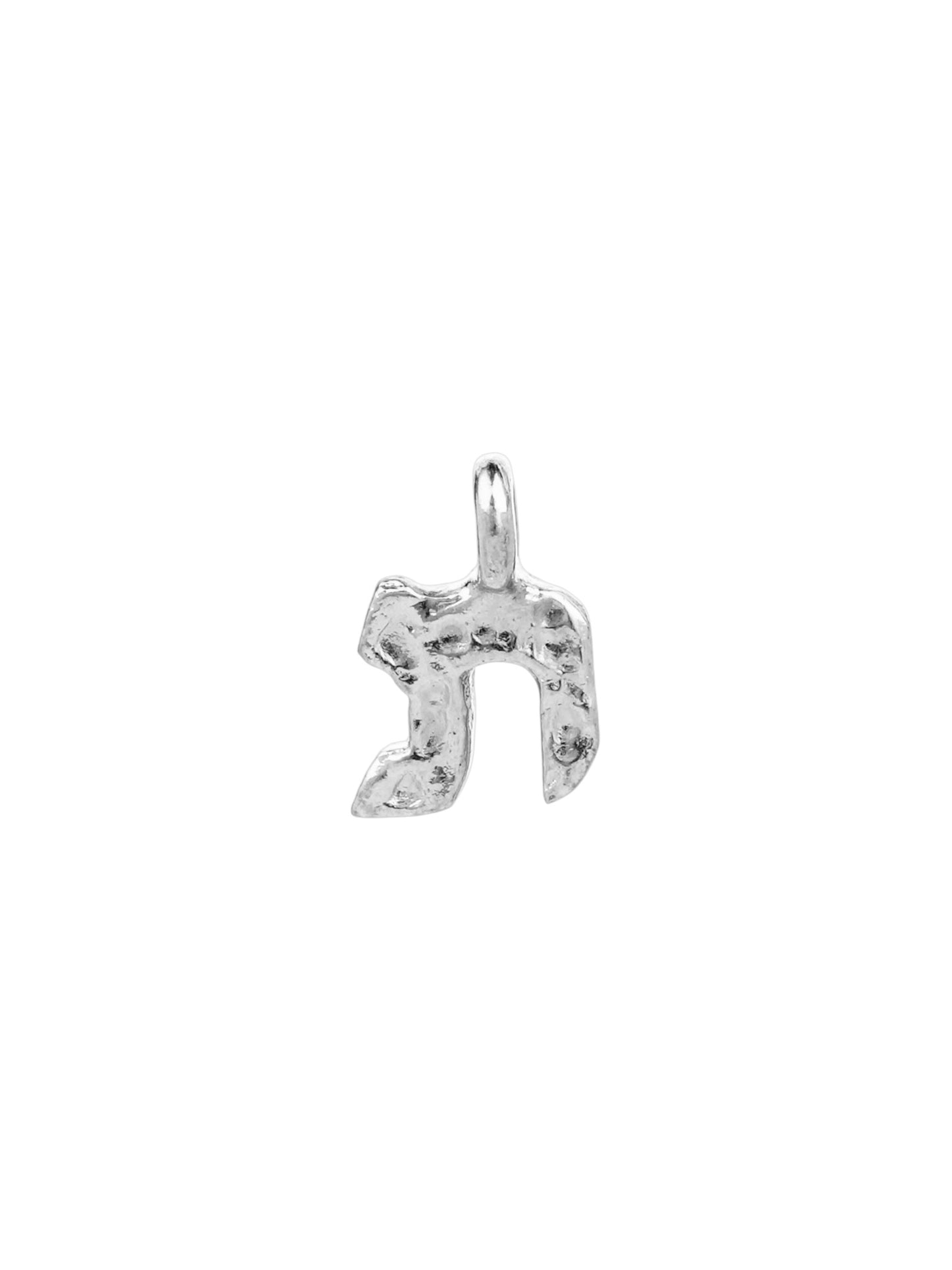 ת - taf - worn on model - Hebrew letter charm | Love Letters Tel Aviv