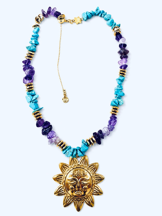 Mystical sunshine necklace