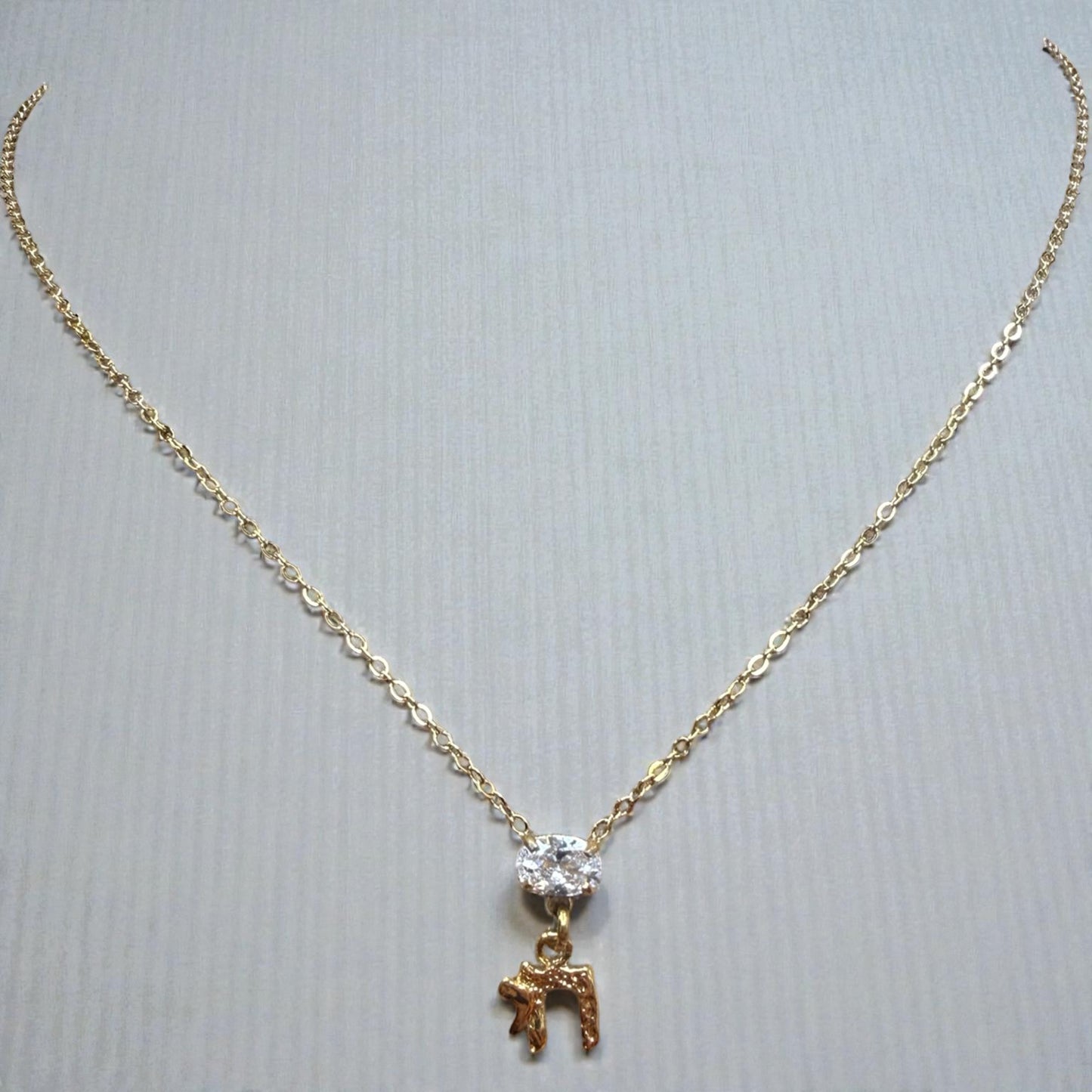 Chai stone necklace