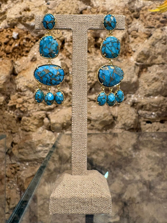 Turquoise earrings