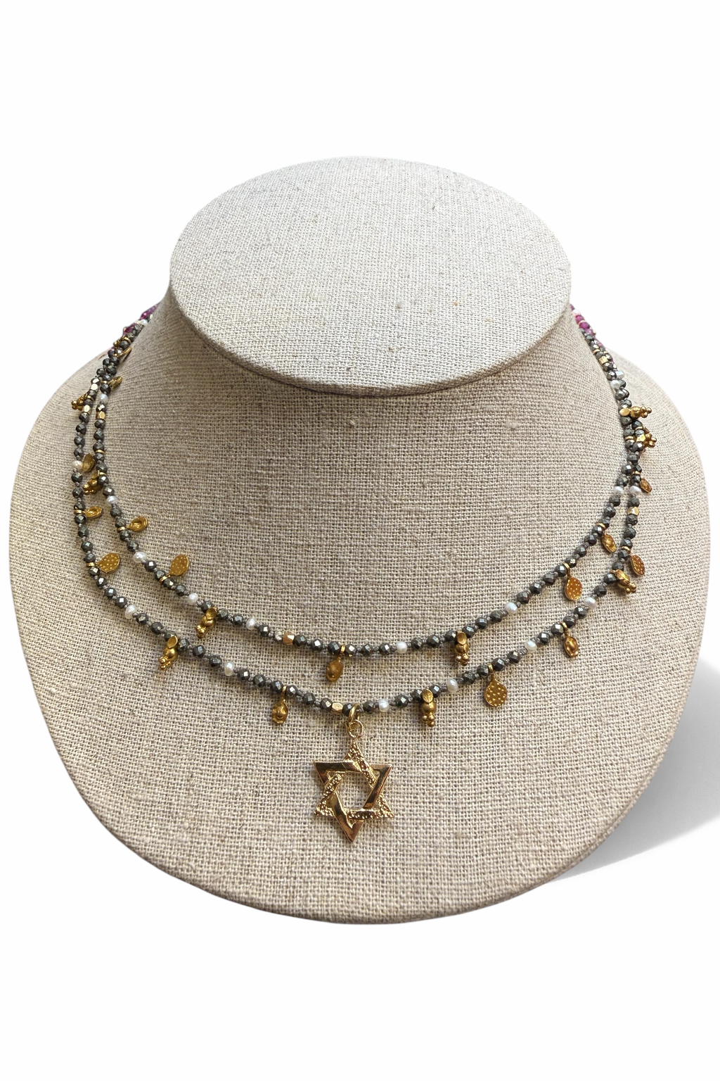 Jerusalema necklace - handmade belly chain product photo | Love Letters Tel Aviv