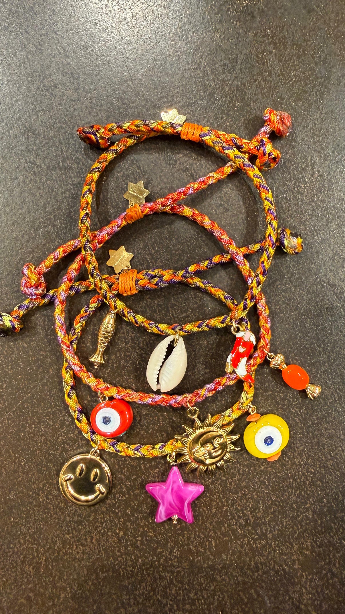 Funky bracelet shemesh matok - worn on model - bracelet | Love Letters Tel Aviv