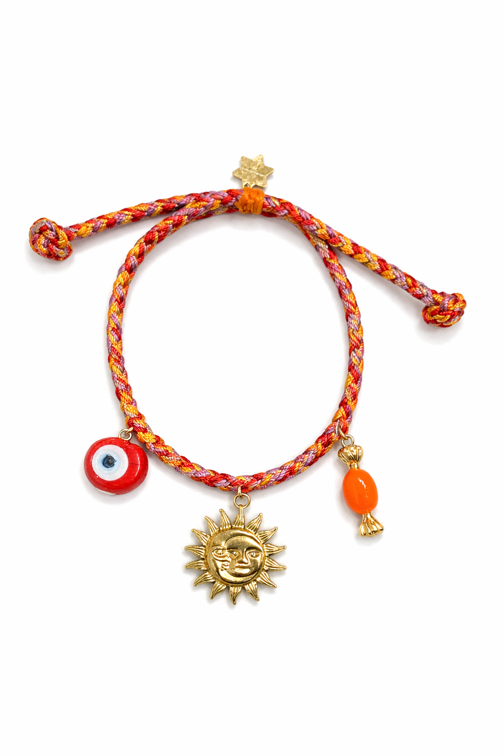 Funky bracelet shemesh matok - handmade bracelet product photo | Love Letters Tel Aviv