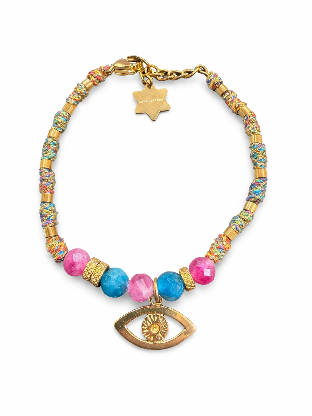Vibrant bracelet tiberias - handmade bracelet product photo | Love Letters Tel Aviv