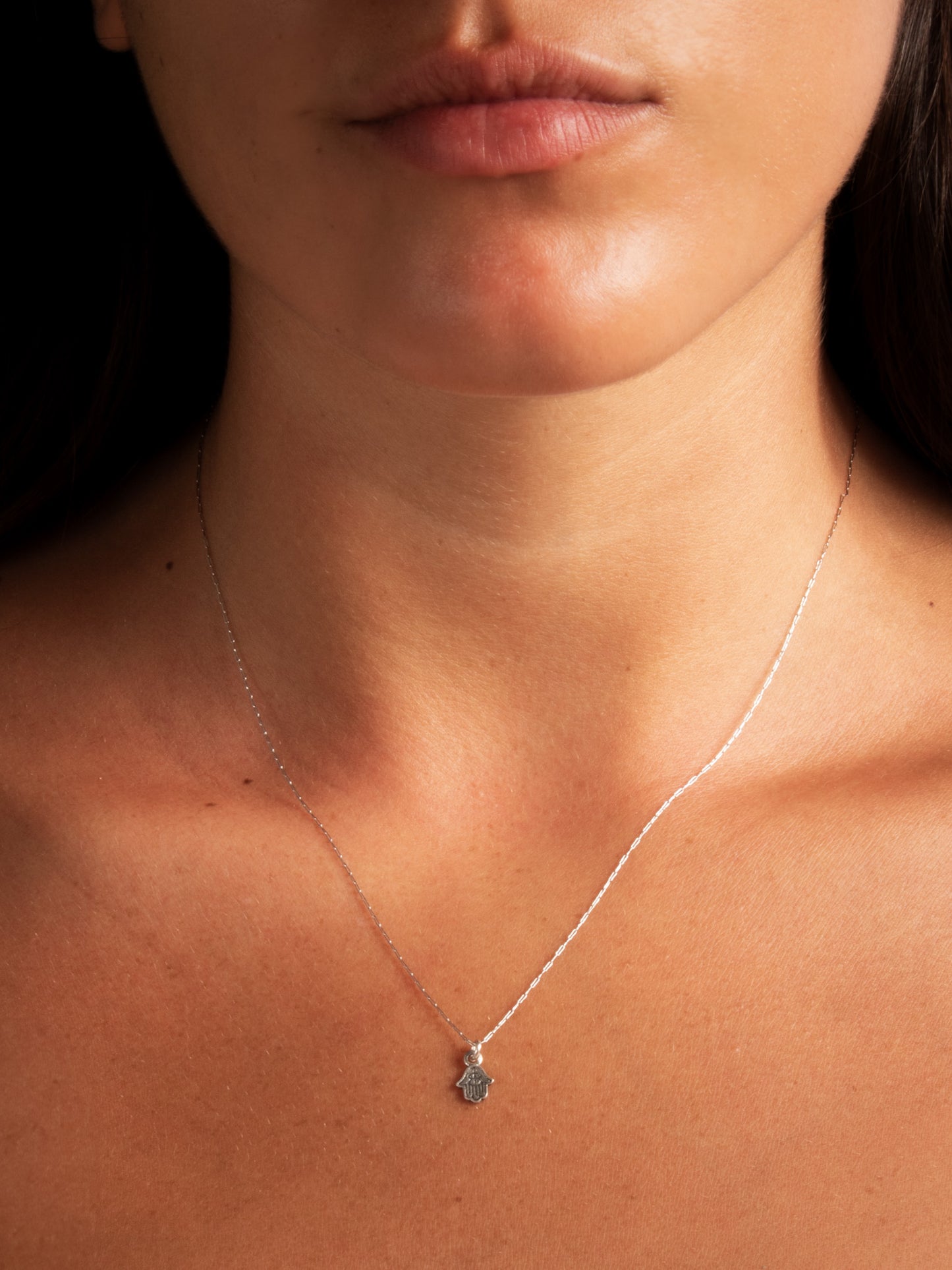 Hamsa Baba - detail shot - Judaica charm | Love Letters Tel Aviv