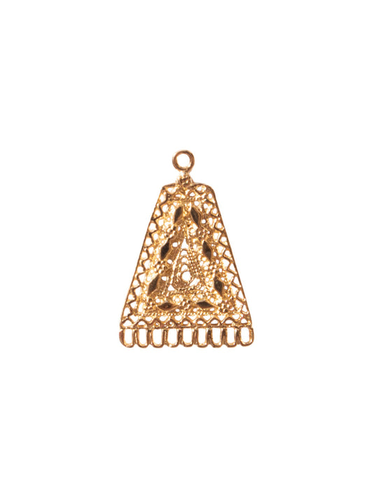 Mystic Triangle yemenite  filigranne charm