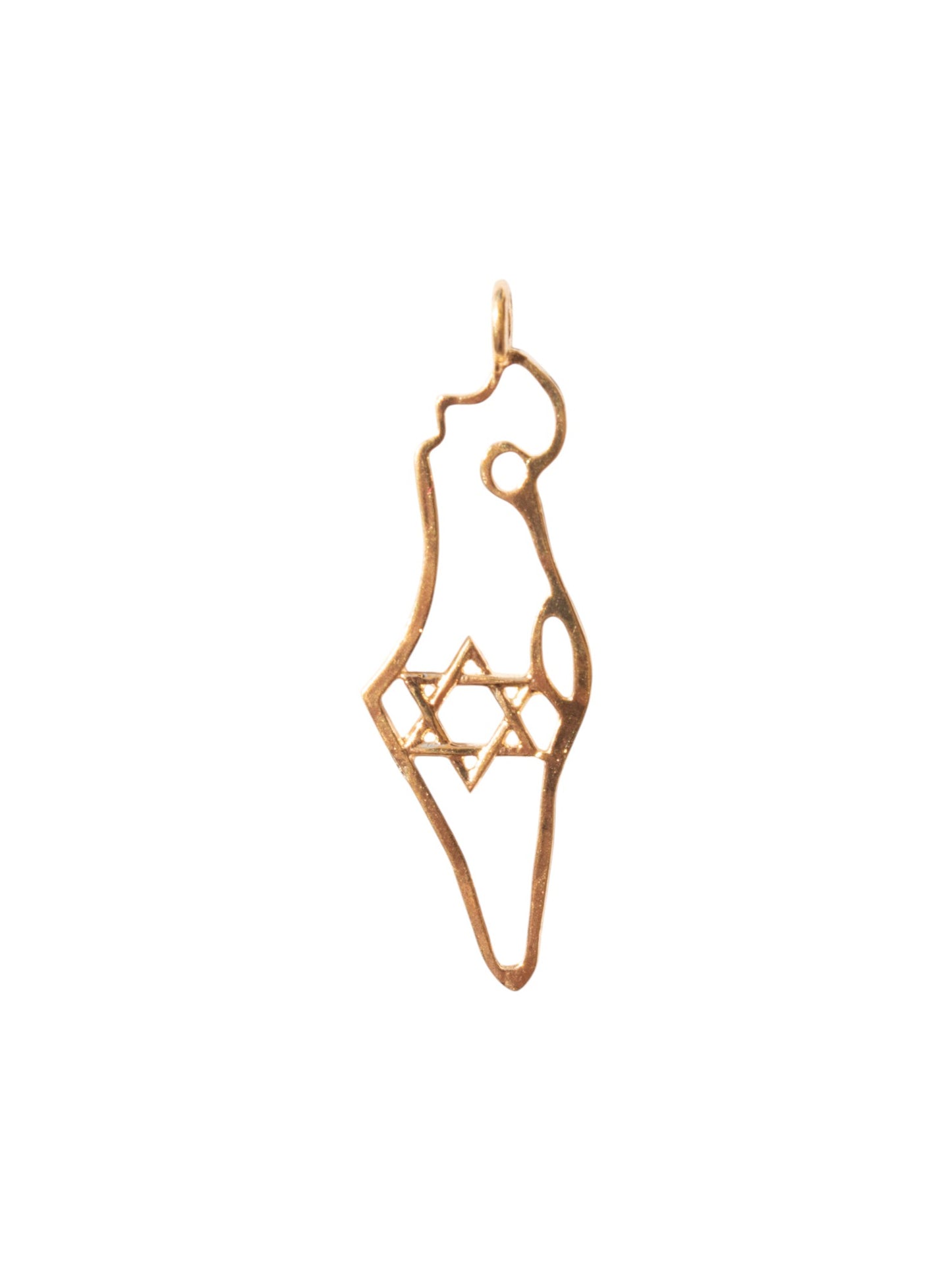 Eretz Shelanu - handmade Judaica charm product photo | Love Letters Tel Aviv