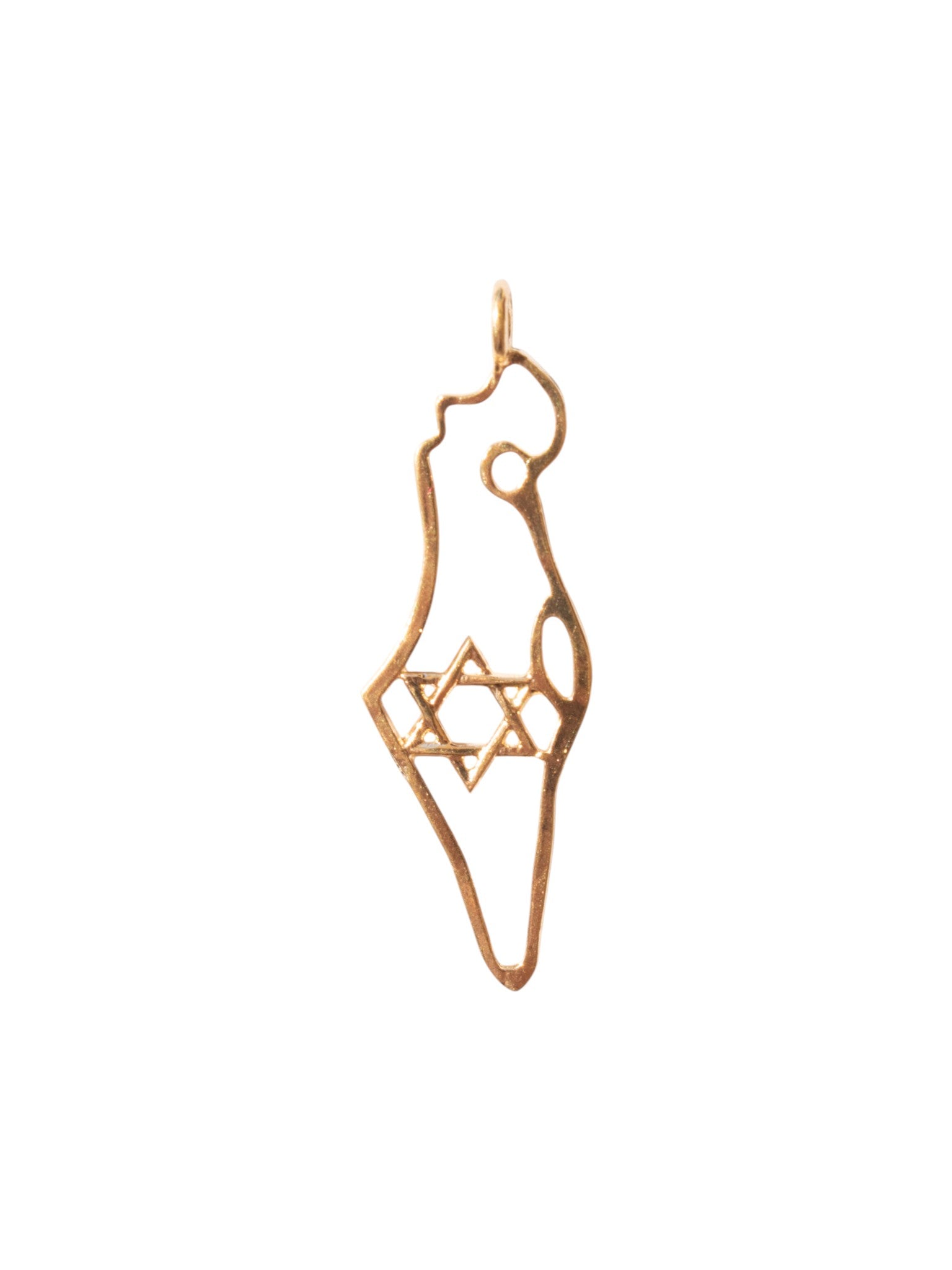 Eretz Shelanu - handmade Judaica charm product photo | Love Letters Tel Aviv