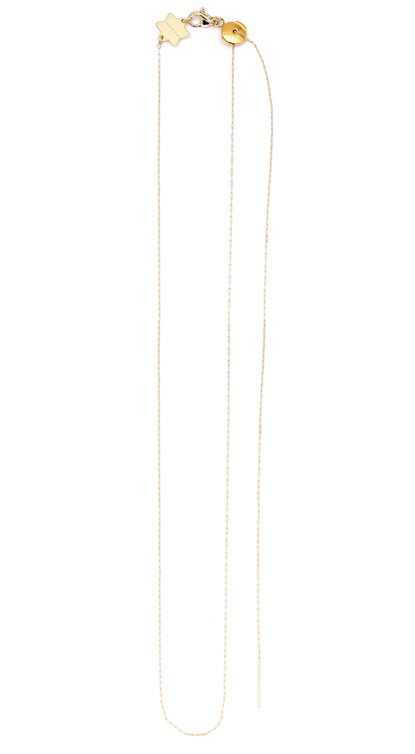 Adjustable Chain Necklace - detail shot - necklace chain | Love Letters Tel Aviv